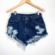 VINTAGE LEE High Waisted Denim Shorts