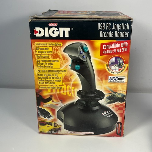 DIGIT Joystick Arcade Roader 360° Panoramic For Windows 98 and 2000 USB - Bild 6 von 8