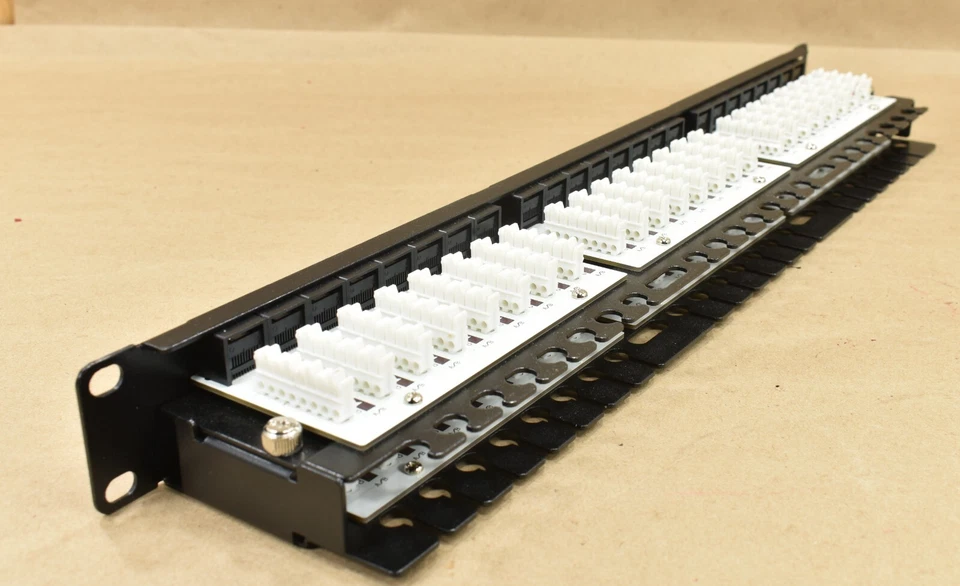 TRIPP-LITE N052-048-1U 48-Port 1U Rack-Mount High-Density 110-Type Patch Panel - Image 3 of 4
