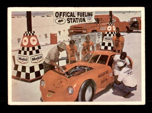1965 Donruss Spec Sheet Racing #1 Bonneville Streamliner VG *d2