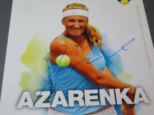 Victoria Azarenka Signed 2012 W&S 5x7 Player Card Autographed PSA/DNA COA 1B - Picture 3 of 5