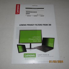 Sealed Lenovo 3M 15.6 inch W9 Laptop Privacy Filter 0A61771 Authentic Accessory