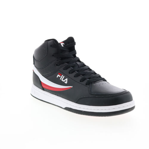 Fila BBN 92 Mid 1CM00840-014 Mens Black Leather Lifestyle Sneakers Shoes 9.5 - Afbeelding 1 van 8