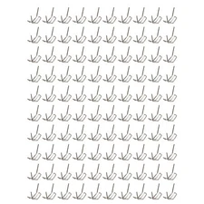 Universal 100 Pcs/Set Precut 0.6mm-0.8mm Hot Wave Flat Staples For Plastic N3K4