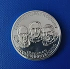 1969 Conrad, Bean, Gordon Silver Medal Apollo 12 15 grams .999 Silver Proof