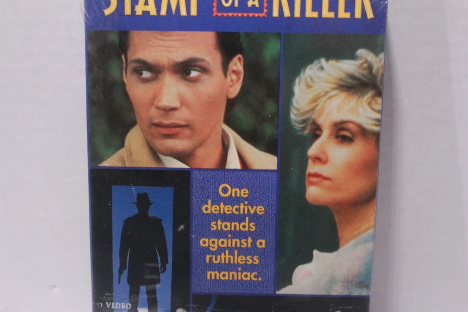 STAMP OF A KILLER [Vhs]  Promo Copy New World Video 1987 Water Mark NEW Sealed - Image 2 of 4