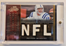 2006 Playoff Absolute Mem ICONS Peyton Manning Game Worn Patches /50 #NFLI-7