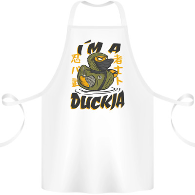 I'm a Duckja lustige Ente Ninja Baumwollschürze 100% Bio