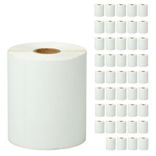 50 Rolls 4"x3" Thermal 500/R Labels 4X3 for Zebra Eltron LP 2844 ZP 450 Rollo