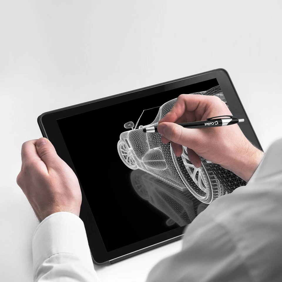 Cellet STYLUS + BOLÍGRAFO DE TINTA - NEGRO / AZUL / ROJO tinta - paquete de 3 Foto 3 de 4