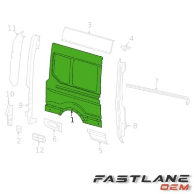 2015-2023 FORD Transit 150/250/350/350 HD RH Quarter Panel