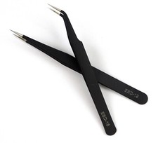 Vetus Tweezer Set Straight Curve ESD12 ESD15 Eyelash Extensions