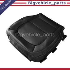 Driver Side Bottom Leather Seat Cover Black For 15-22 Chevy Colorado Canyon