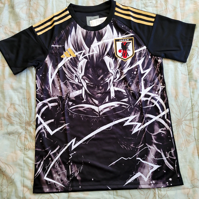 2XLサイズ　 日本代表 クライマクール シャツ Japan Soccer Jersey Super Saiyan Vegeta Dragon Ball Anime Edition