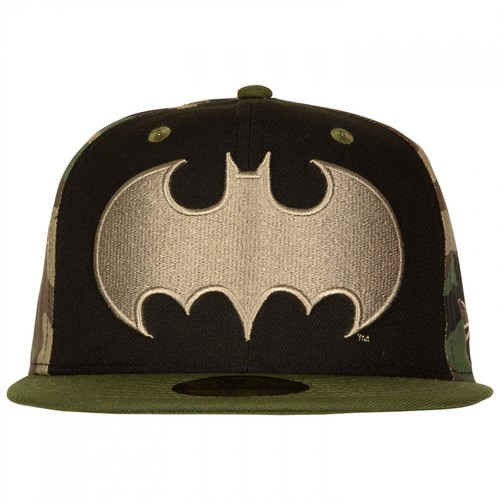 Batman Camo Panel New Era 59Fifty Fitted Hat Multi-Color - Picture 2 of 50