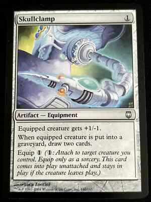 1x MTG Skullclamp - Darksteel (DST) #140 - Magic the Gathering