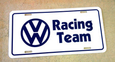 Volkswagen Race Team License Plate Tag 1962 1962 1969 1971 1973 1977 Vw Bug