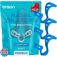 Brison Anti Snoring Device Nasal Dilators - 3 Pack Nose Vents Opener for Bett