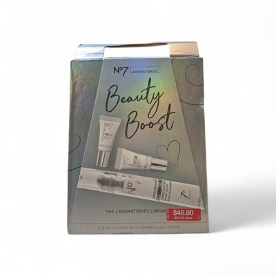 No7 Beauty Boost The Laboratories Library 2 x 3ml/0.1oz- 1x15ml/0.5oz New Sealed