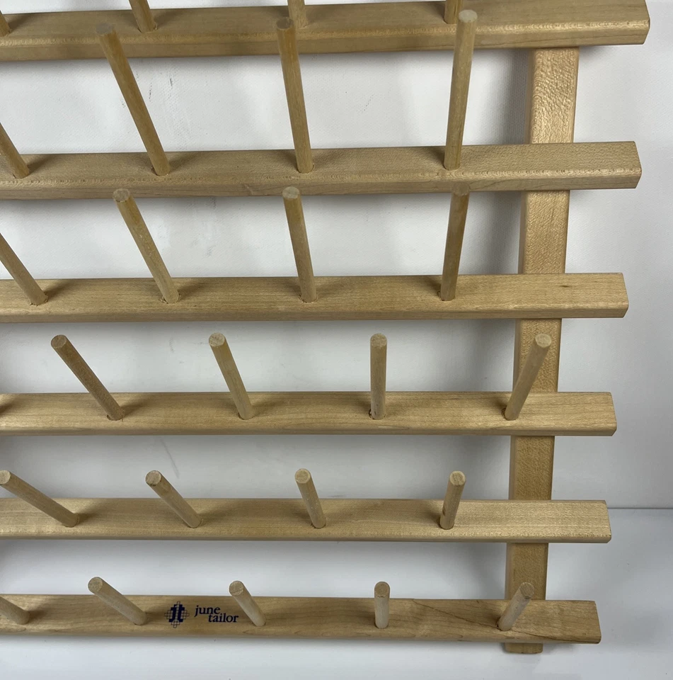 Soporte de rosca de carrete de madera June Tailor 32 vintage Foto 4 de 4