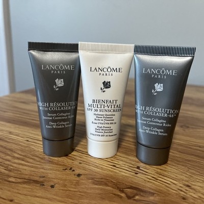 Lancôme : 2 Anti Wrinkle Cream.  1 Multi-vital SPF 30 Sunscreen Travel Size
