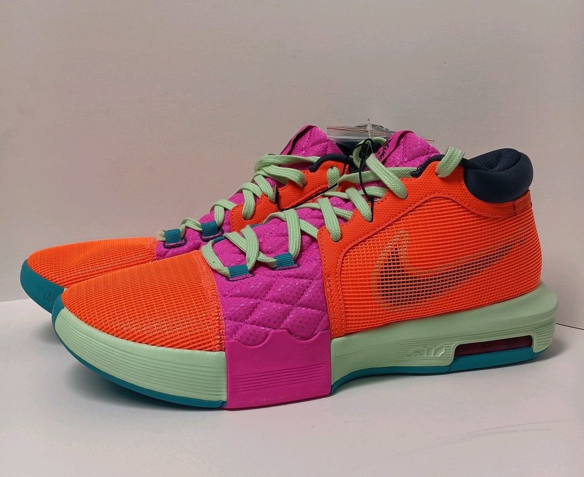 Nike LeBron Witness 8 Total Orange Thunder Blue NEW FB2239-800