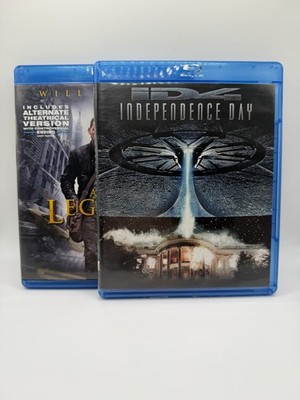 Will Smith Blu Ray Combo Independence Day And I Am Legend