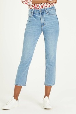 Dear John Denim Frankie Straight Leg Hi Rise Crop Jean Salt Lake