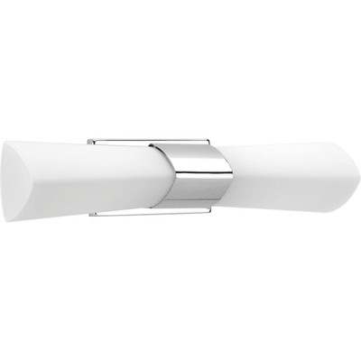 Progress Lighting P300062-009 Zura Two-Light Bath and Vanity, Brushed Nickel