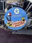 RARE VINTAGE PORCELAIN 60s-70s MOPAR PLYMOUTH DUSTER DISPLAY SIGN 383 426 Hemi