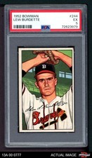 1952 Bowman #244 Lew Burdette Braves RC PSA 5 - EX