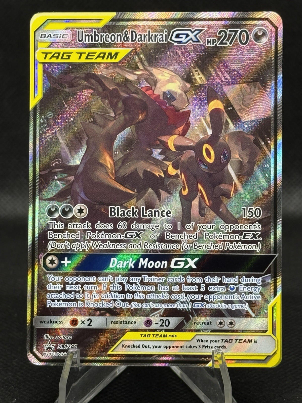 Umbreon & Darkrai GX — Sun & Moon Promo