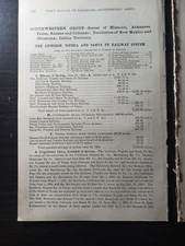 1905 Train Report ATCHISON TOPEKA & SANTA FE RAILWAY SYSTEM info On All Lines