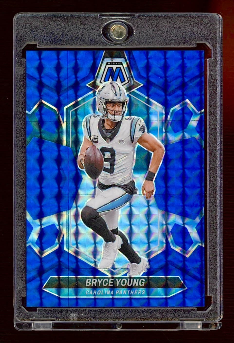 2024 Panini Mosaic - Bryce Young #29 Blue Mosaic Prizm /99 SSP Panthers