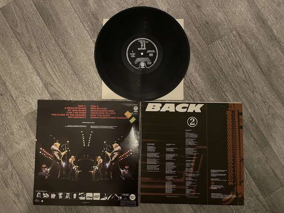 status quo Back To Back Hard Rock Métal 1983 - Photo 2/4