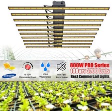 800W Samsung 561C LED Grow Light 10Bar Indoor Commercial Medical Plant Daylight