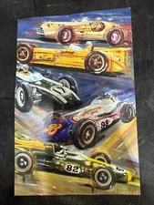 Indianapolis 500  Art “hero” Cards.  Iconic Cars