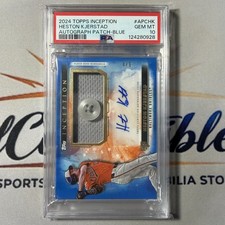 Heston Kjerstad 2024 Topps Inception #APCHK Rookie Patch Auto Blue /6 PSA 10