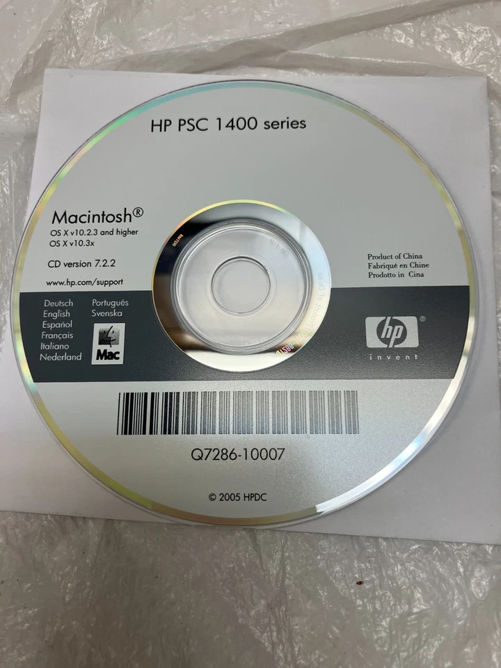 HP PSC 1400, 1500,1600 Series All In One Printer Driver Disc Windows 98 XP - Image 3 of 4