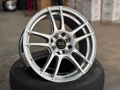 New 16X7 ET40 Enkei SC24 Rim (4 wheel) Silver 4X114.3