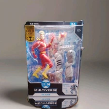 McFarlane DC Multiverse Flashpoint The Flash Gold Label w/ Cyborg BAF