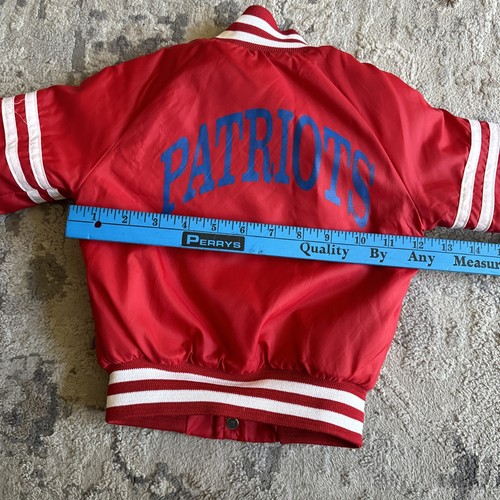Vintage 1990s NFL New England Patriots Jacket - Kids / Youth Size 3 T Chalk Line - Bild 10 von 11