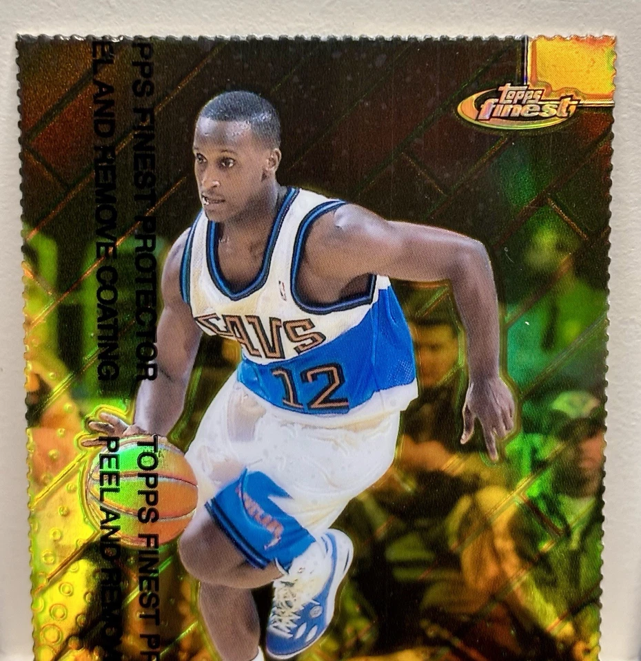 Topps Finest Brevin Knight 037/100 1999 refractor troquelado dorado con revestimiento #94 Foto 4 de 4