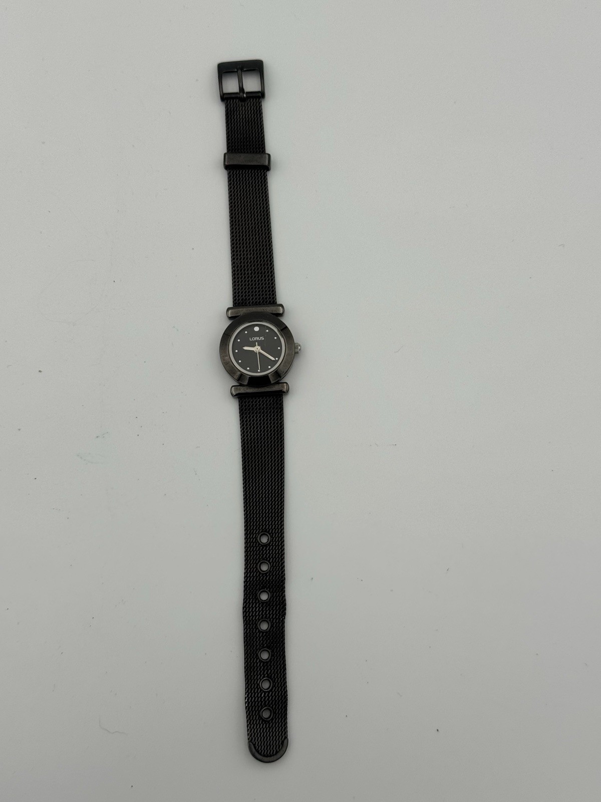 Lorus V501-X407 Black Dial Ladies Watch, new battery fitted in Mid of March