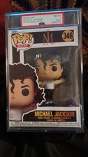 Funko Pop! Rocks Michael Jackson #346 Super Bowl MV Graded 8 Psa