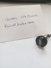Contax 138 Quartz Rewind Knob W Stem/ Shaft Original Used Spare Part