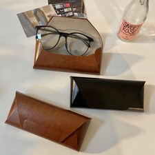 Hard Shell Glasses Case, Glasses Case Holder w/Pouch, Sunglasses Case Eyeglass C