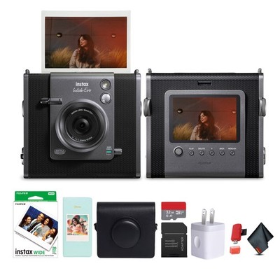 FUJIFILM INSTAX WIDE EVO Hybrid Instant Film Camera, instax Wide Instant Film
