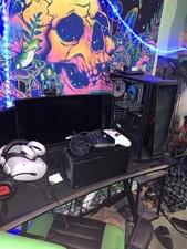 Used Full Gaming PC Setup / PC, Monitor, Keyboard, Headphones, Xbox, + More