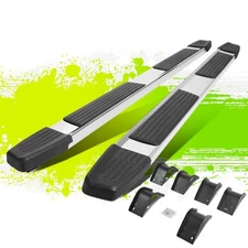 6" Flat Style Polished Step Bar Running Boards for Dodge Ram 1500 Quad Cab 09-22